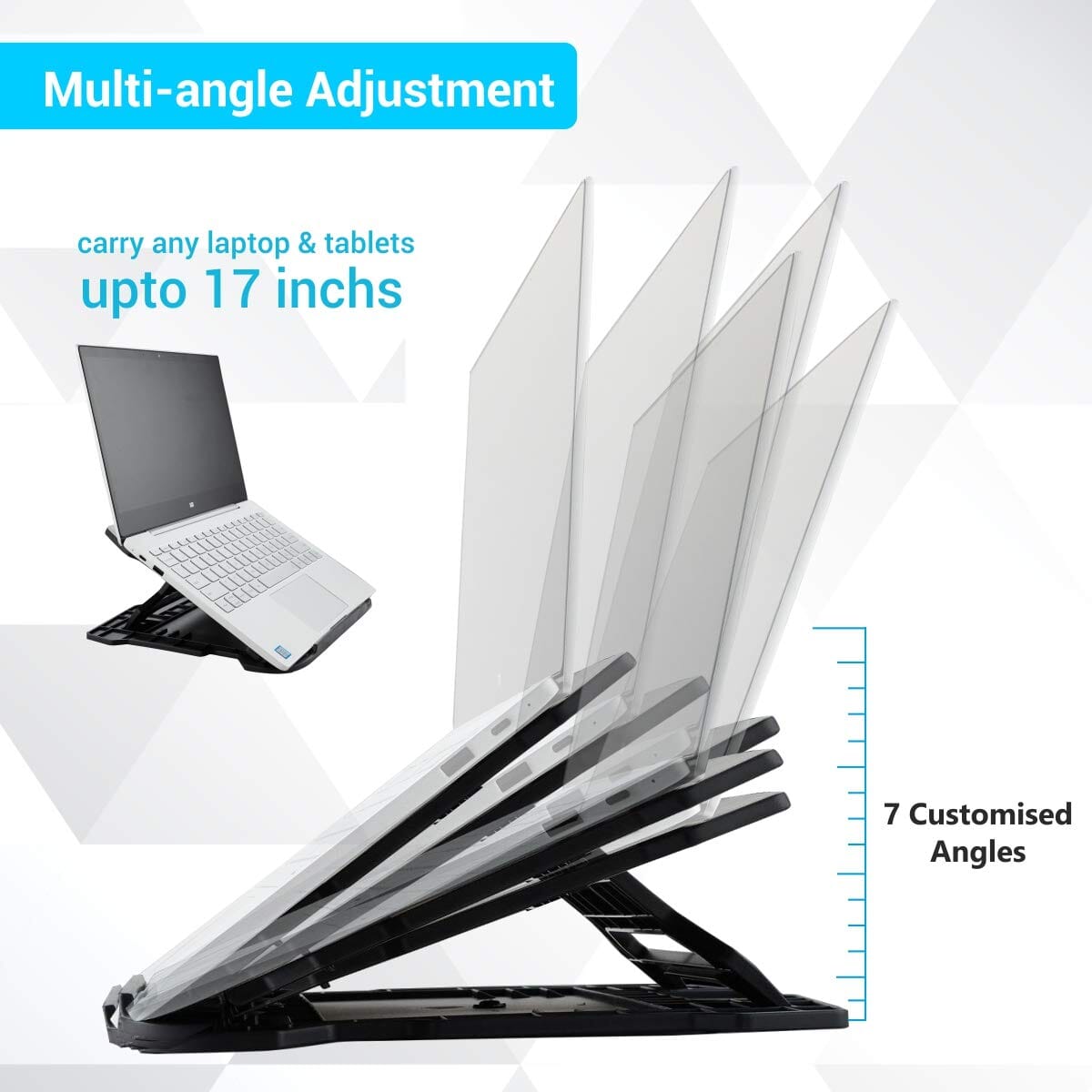 Portronics My Buddy Hexa 22 Laptop Stand